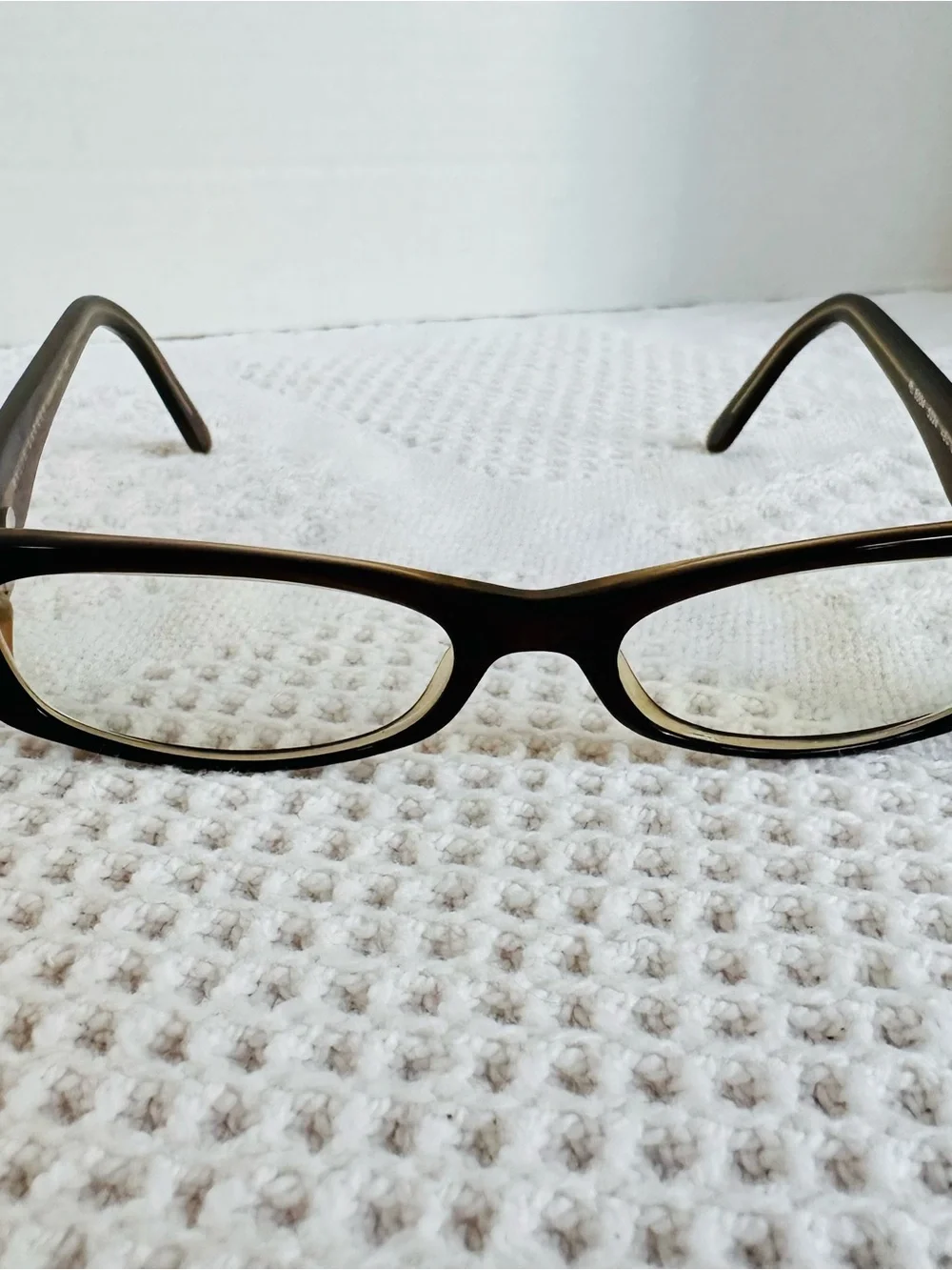 Ralph Lauren Dark Brown Eyeglass Frames Only RL 6004 5024 Italy Luxury 48-16-135